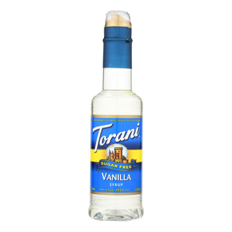 Torani Sugar-Free Vanilla Syrup, 12.7 Fl Oz (Pack of 4) - Cozy Farm 