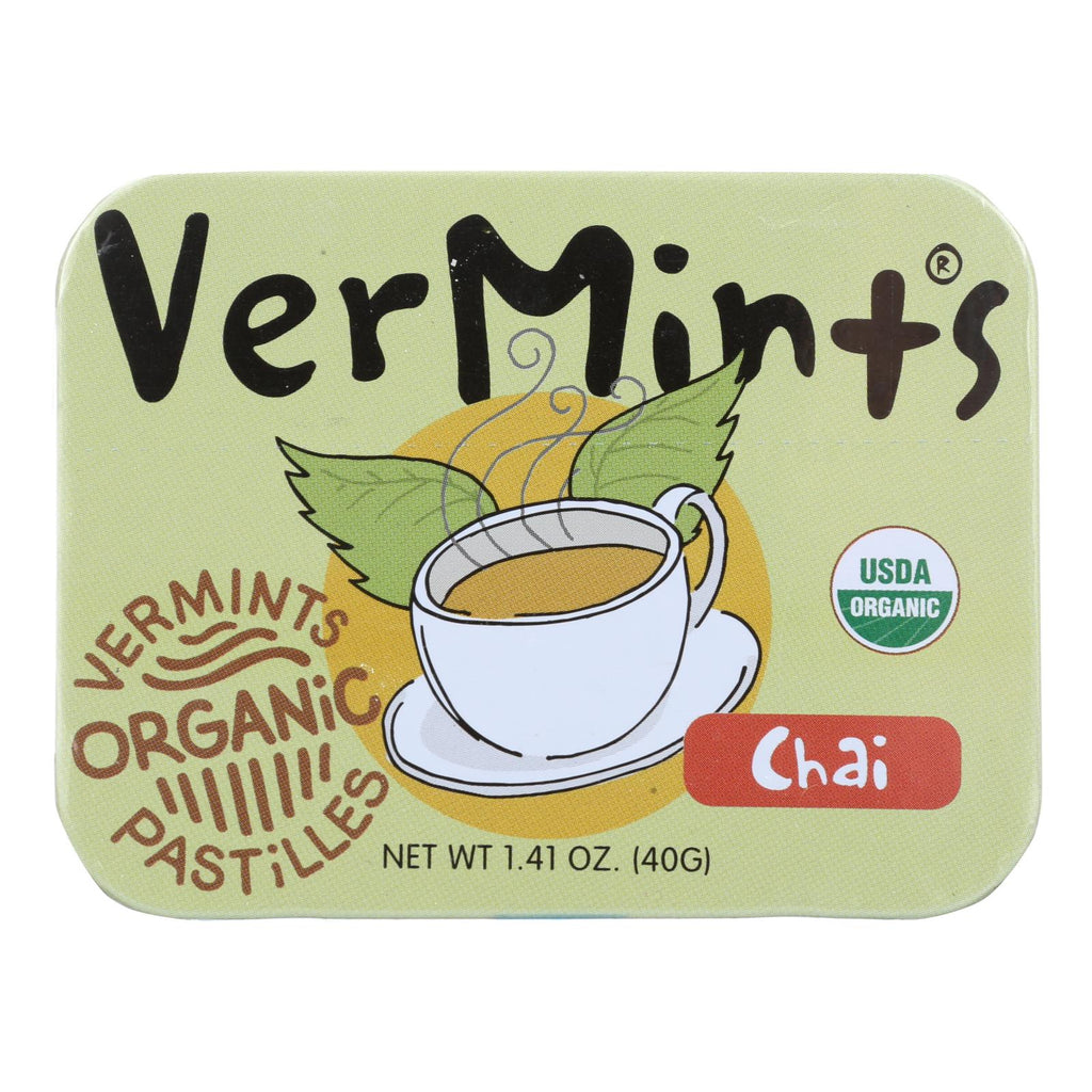 Vermints All-Natural Chai Pastilles (Pack of 6 - 1.41 Oz Each) - Cozy Farm 
