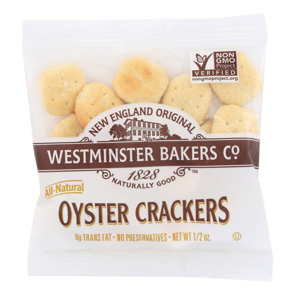 Westminster Cracker Oyster Old Fashioned Crackers - Case Of 150 - 0.5 Oz. - Cozy Farm 