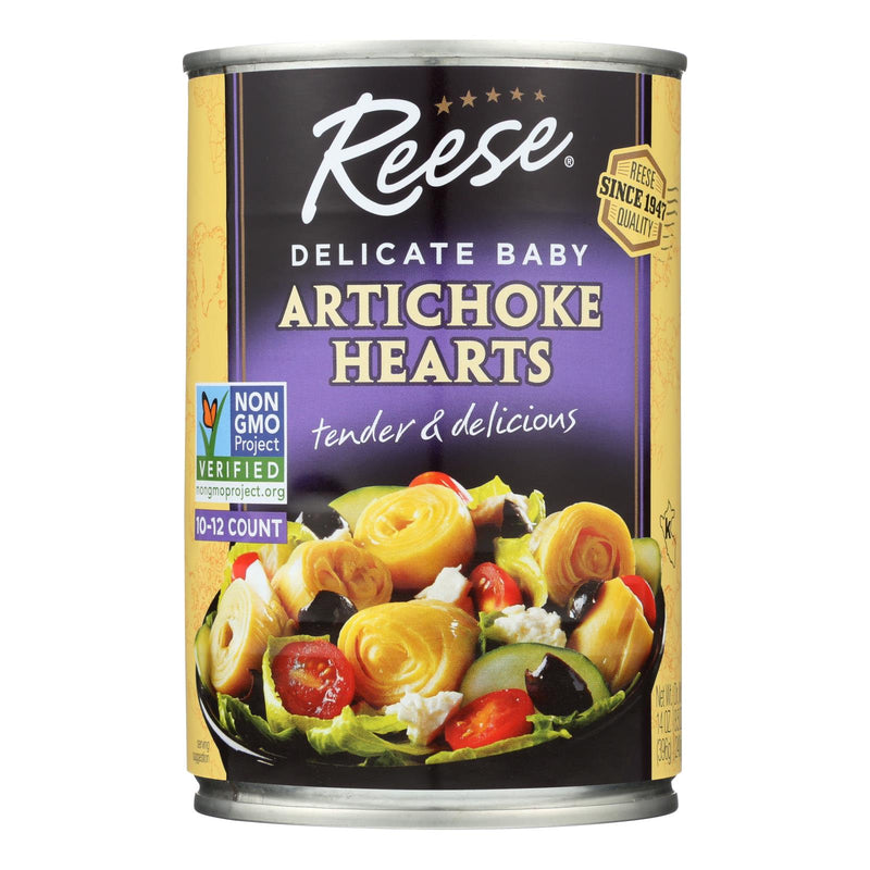 Reese Delicate Baby Artichoke Hearts, 14 oz (Pack of 12) - Cozy Farm 
