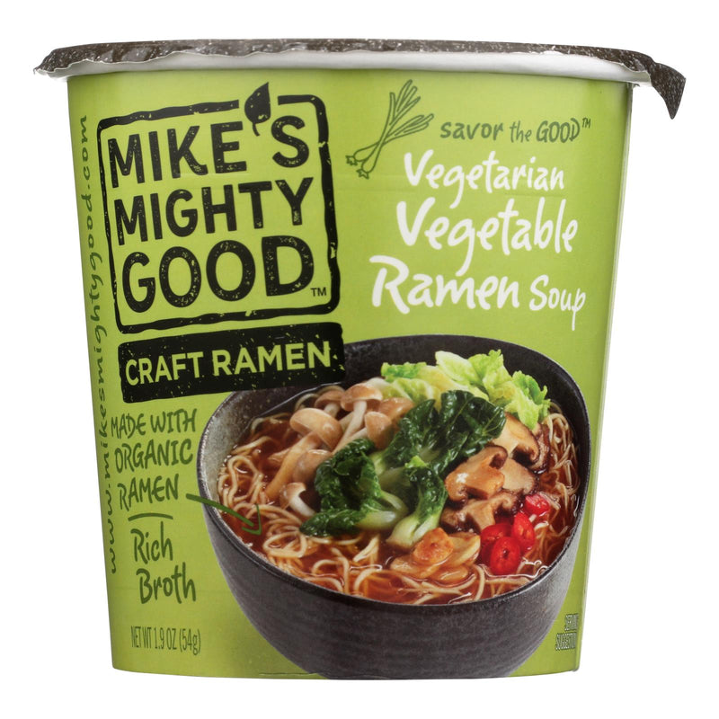 Mike's Mighty Good Vegetarian Vegetable Ramen Soup, 1.9 Oz., 6-Pack - Cozy Farm 