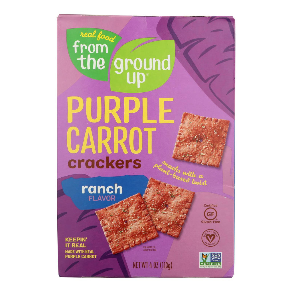 From The Ground Up Ranch Purple Carrot Crackers (Pack of 6 - 4 Oz.) - Cozy Farm 