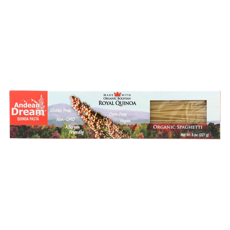 Andean Dream Gluten-Free Quinoa Spaghetti Pasta, 8 Oz. (Pack of 12) - Cozy Farm 