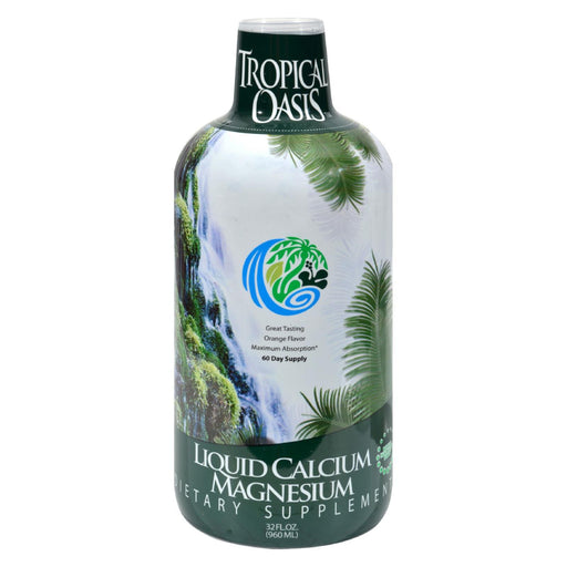 Tropical Oasis Liquid Calcium Magnesium Orange - 32 Fl Oz. - Cozy Farm 