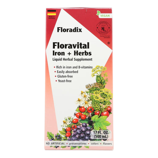 Floradix Floravital Iron and Herbs (17 Fl Oz) - Cozy Farm 