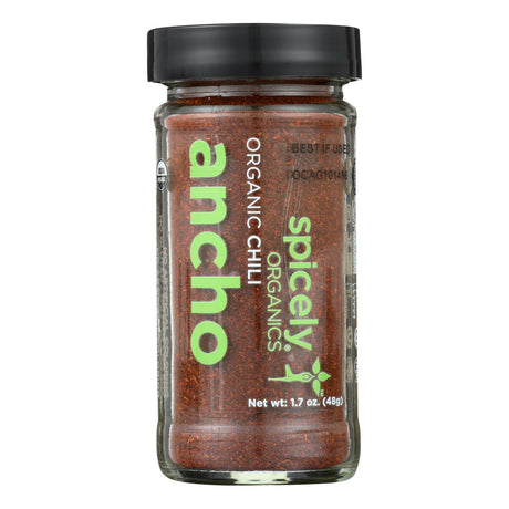 Spicely Organics Organic Ancho Ground Chili (3 x 1.7 oz) - Cozy Farm 