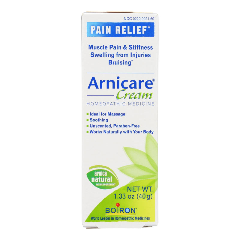 Boiron Arnica Cream ( 1.33 Oz.) Gentle Pain Relief for Muscle Aches and Stiffness - Cozy Farm 