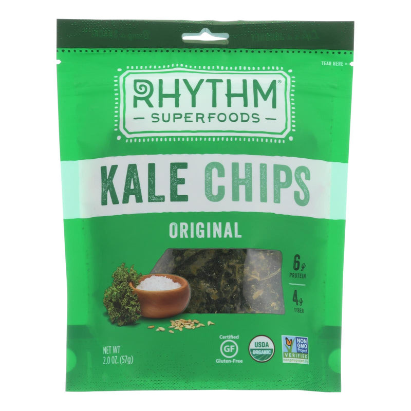 Rhythm Superfoods Kale Chips - Original (Pack of 12) - 2 Oz. - Cozy Farm 