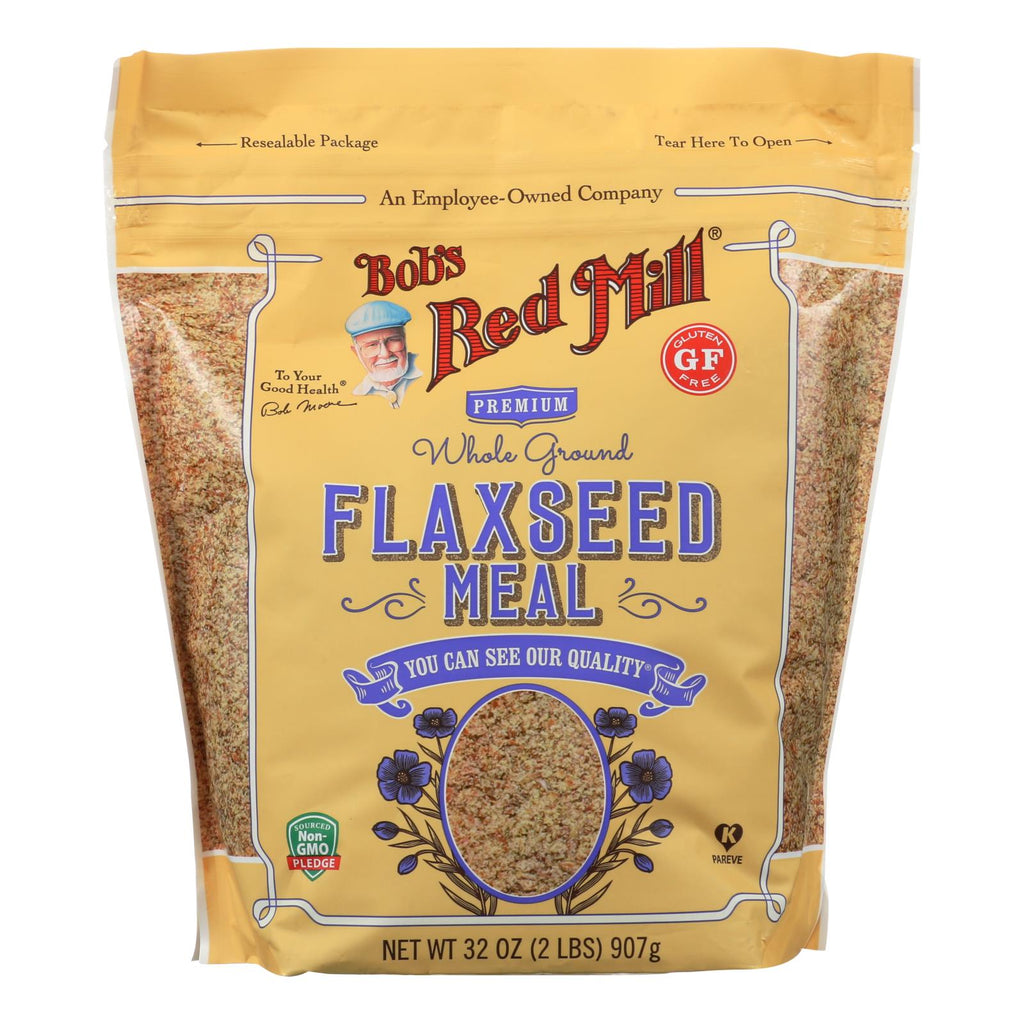 Bob's Red Mill Flaxseed Meal (Pack of 4) - Gluten Free, 32 Oz. - Cozy Farm 