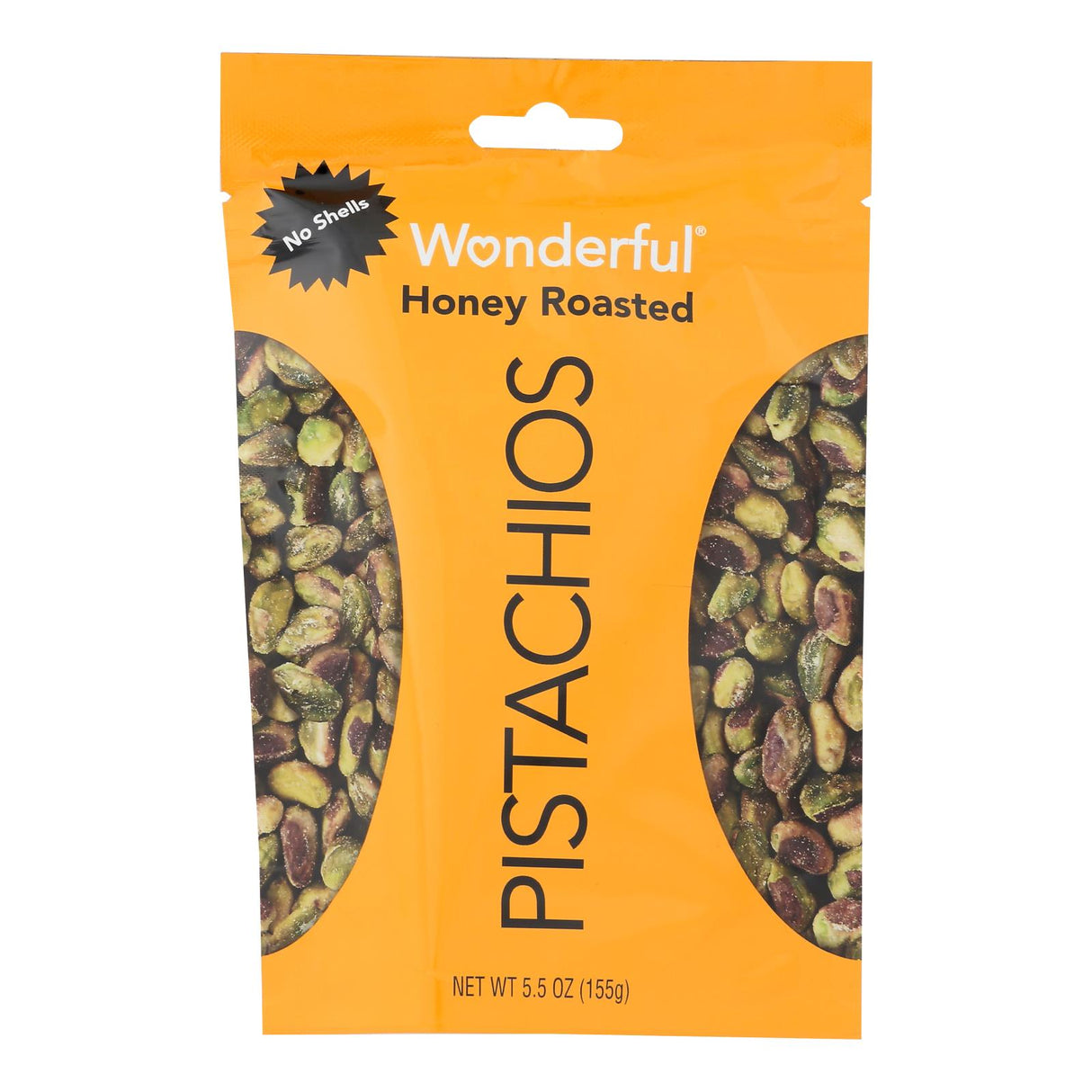 Wonderful Pistachios - No Shell Honey Roasted Pistachios - 5.5 Oz (Pack of 10) - Cozy Farm 