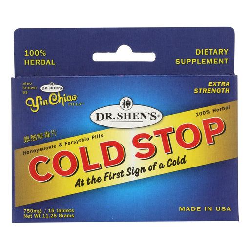 Dr. Shen's Coldstop Tablets (Pack of 15 Tabs) - Cozy Farm 