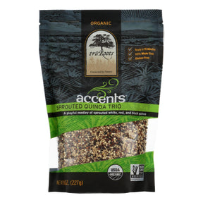 Truroots Organic Sprouted Trio Quinoa Accents  (6 Pack, 8 Oz. each) - Cozy Farm 