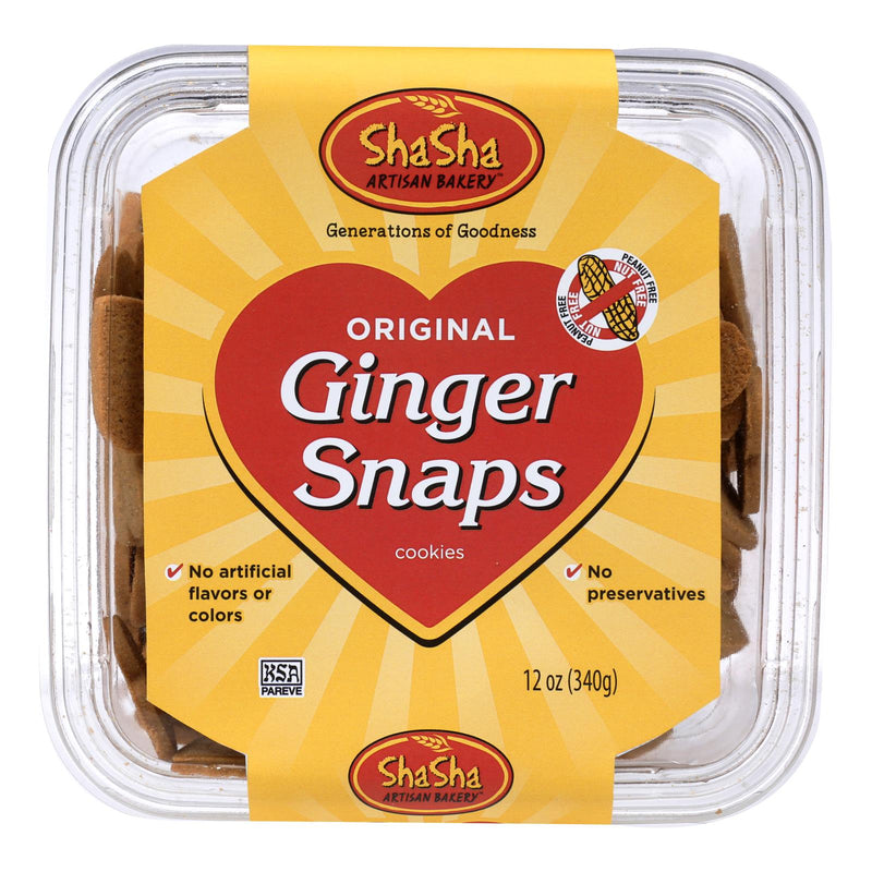 Shasha Bread Original Ginger Snap Cookies (16 Pack - 12 Oz.) - Cozy Farm 