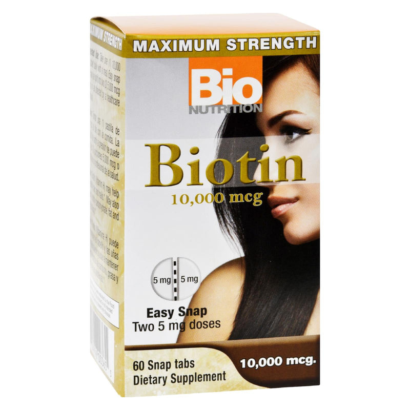 Bio Nutrition High Potency Biotin 10000 Mcg (60 Tablets) - Cozy Farm 