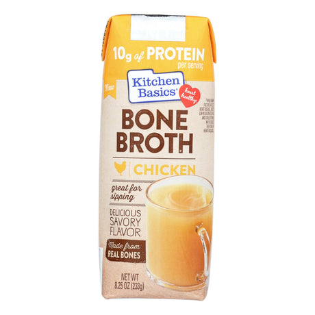 Kitchen Basics Chicken Bone Broth 12 Pack, 8.25 Fl Oz Each - Cozy Farm 