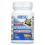 Deva Vegan Vitamins Astaxanthin Super Antioxidant 4mg, 30 Capsules - Cozy Farm 