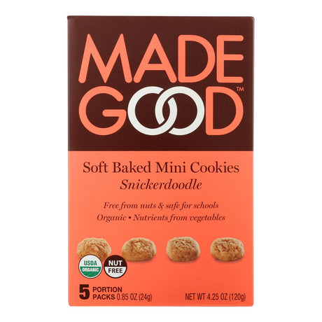 Made Good Soft Mini Snickerdoodle Cookies - 6-Pack, 4.25 Oz - Cozy Farm 