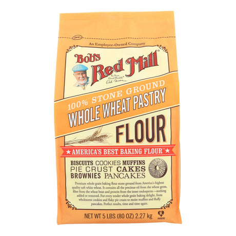 Bob's Red Mill Whole Wheat Pastry Flour (4-Pack x 5 Lbs) - Cozy Farm 