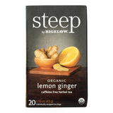 Bigelow Organic Lemon Ginger Herbal Tea, 20 Tea Bags Per Box (Pack of 6) - Cozy Farm 