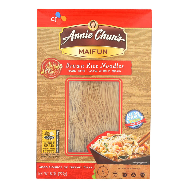 Annie Chun's Maifun Brown Rice Noodles (Pack of 6 - 8 Oz.) - Cozy Farm 