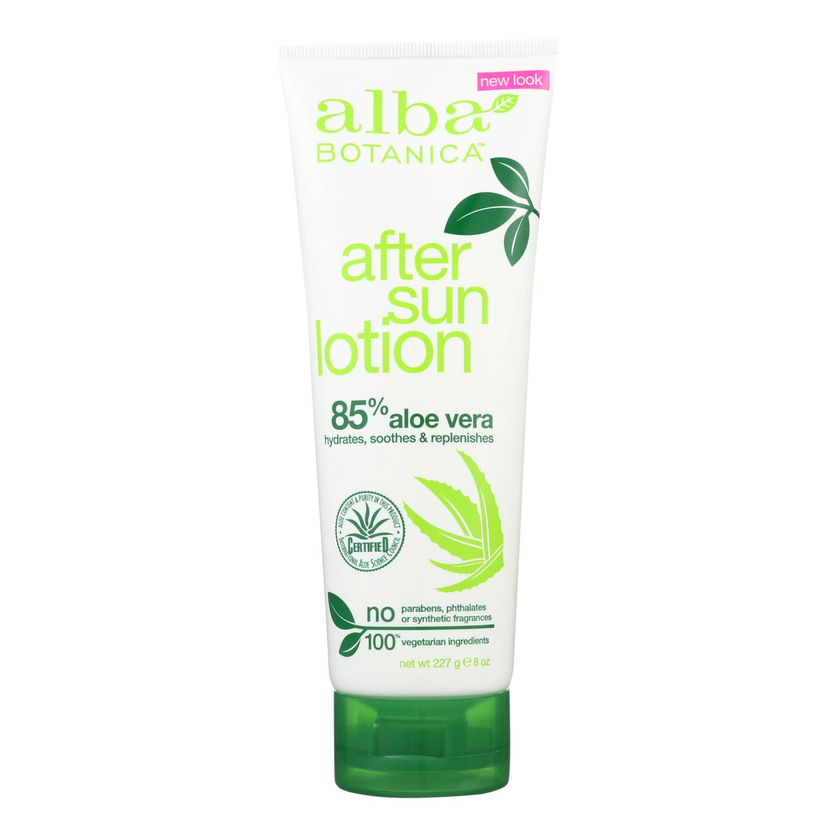 Alba Botanica After Sun Lotion - 85% Aloe for Sunburn Relief, 8 Oz - Cozy Farm 