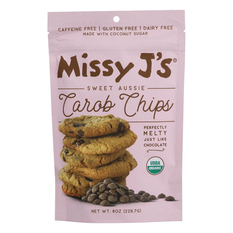 Missy J's Carob Chips (Pack of 6) - Vegan - 8 Oz. - Cozy Farm 