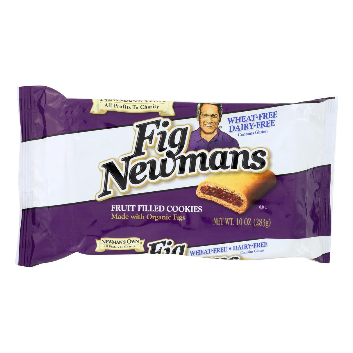 Newman's Own Organics Wheat-Free, Dairy-Free Fig Newmans (Pack of 6) - 10 Oz. Each - Cozy Farm 