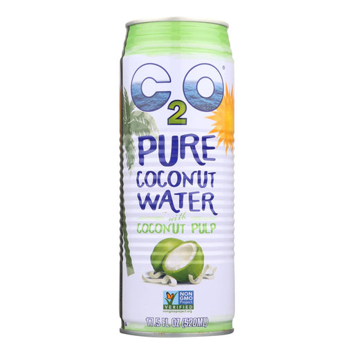 Pure Coconut Water with Pulp (Pack of 12 - 17.5 Fl Oz.) - Cozy Farm 