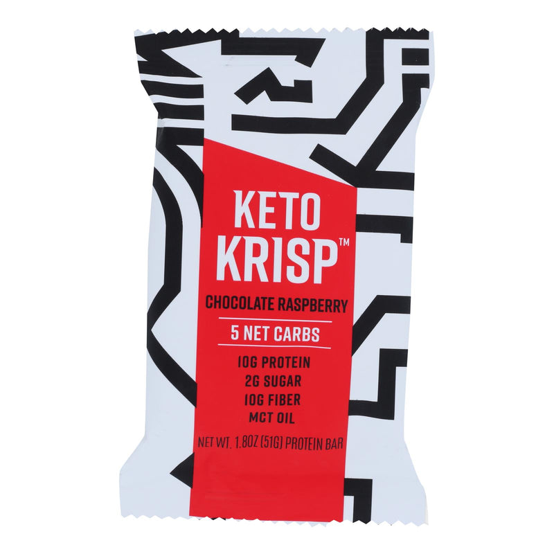 Keto Krisp Bar Chocolate Raspberry (Pack of 12 - 1.8 Oz.) - Cozy Farm 