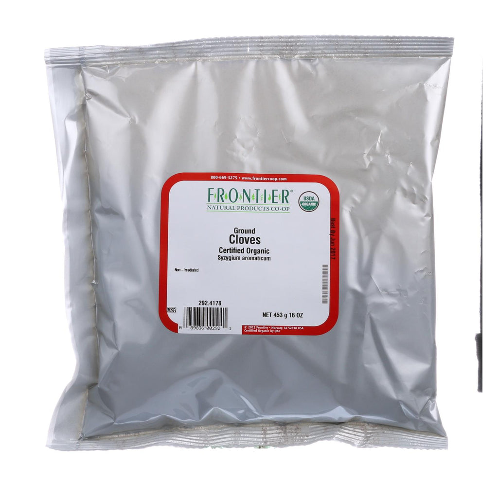 Organic Frontier Herb Cloves Powder (Pack of 1lb) - Ground Single Bulk Item - Cozy Farm 
