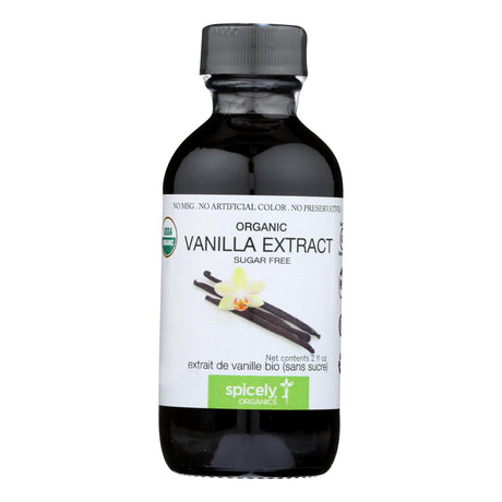 Spicely Organics Pure & Gluten-Free Vanilla Extract, 2 Fl Oz (Pack of 6) - Cozy Farm 