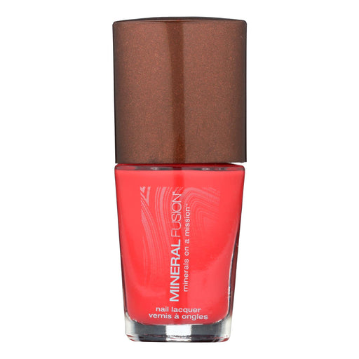 Mineral Fusion Nail Polish in Coral Reef, 0.33 Oz for Chip-Resistant, Long-Lasting Wear - Cozy Farm 