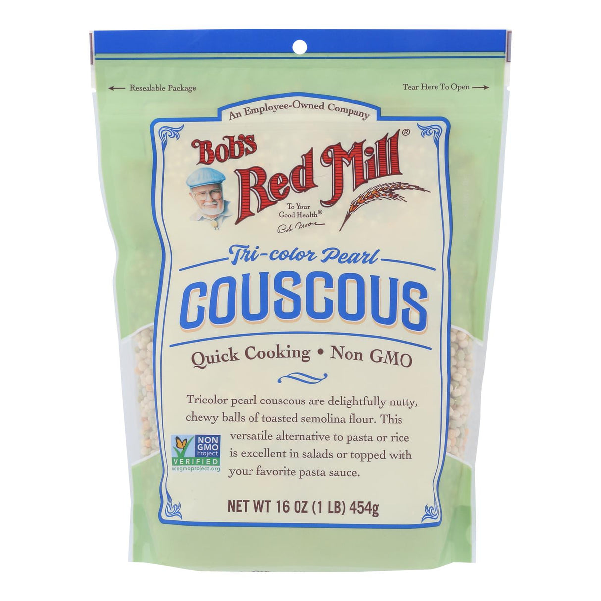 Bob's Red Mill Pearl Tri-Color Couscous, 16-Ounce, 4-Pack - Cozy Farm 