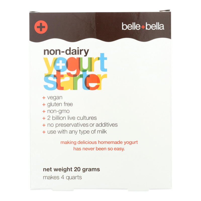 Belle and Bella Yogostarter (4g Pack) - Non-Dairy, Helps Make Plant-Based Yogurt at Home - Cozy Farm 
