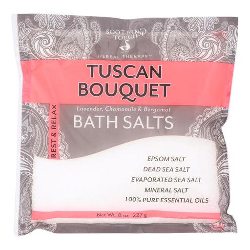 Soothing Touc Tuscan Bouquet Bath Salts (6-Pack, 8 Oz. Each) - Cozy Farm 