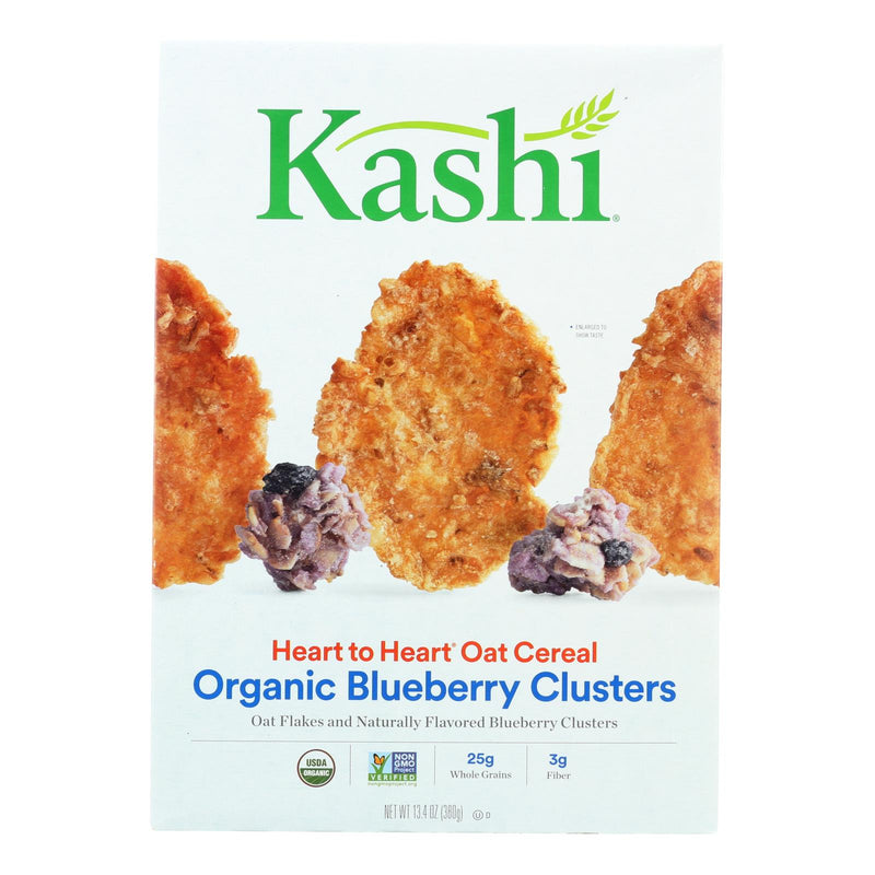 Kashi Heart to Heart Blueberry Clusters and Oat Flakes (Pack of 10 - 13.4 Oz.) - Cozy Farm 