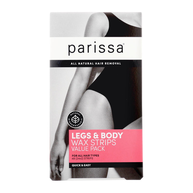 Parissa Wax Strips Quick & Easy Leg Body (48) - Cozy Farm 