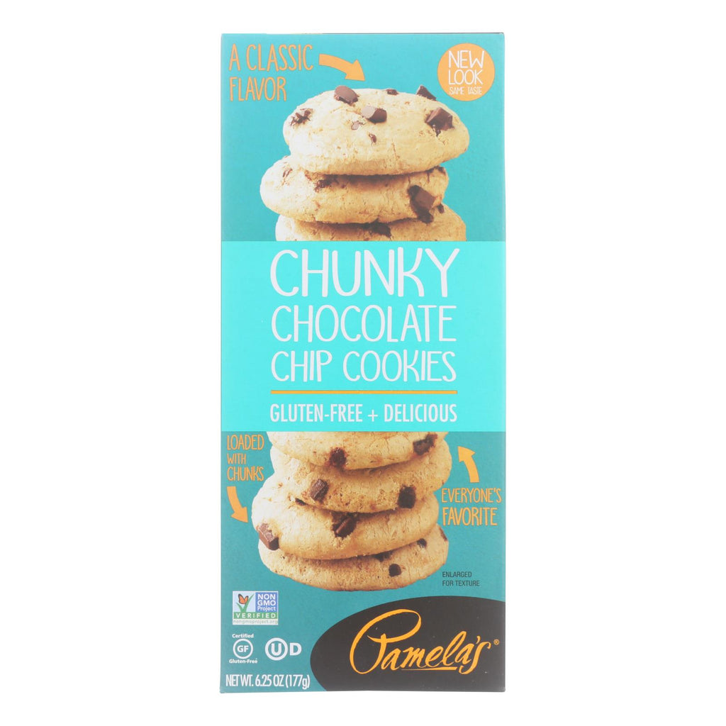 Pamela's Products Chunky Chocolate Chip Gluten-Free (Pack of 6) - 6.25 Oz. - Cozy Farm 