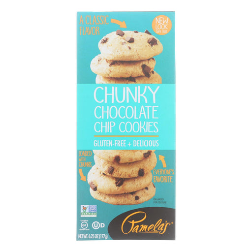 Pamela's Products Chunky Chocolate Chip Gluten-Free Cookies (Pack of 6) - 6.25 Oz - Cozy Farm 