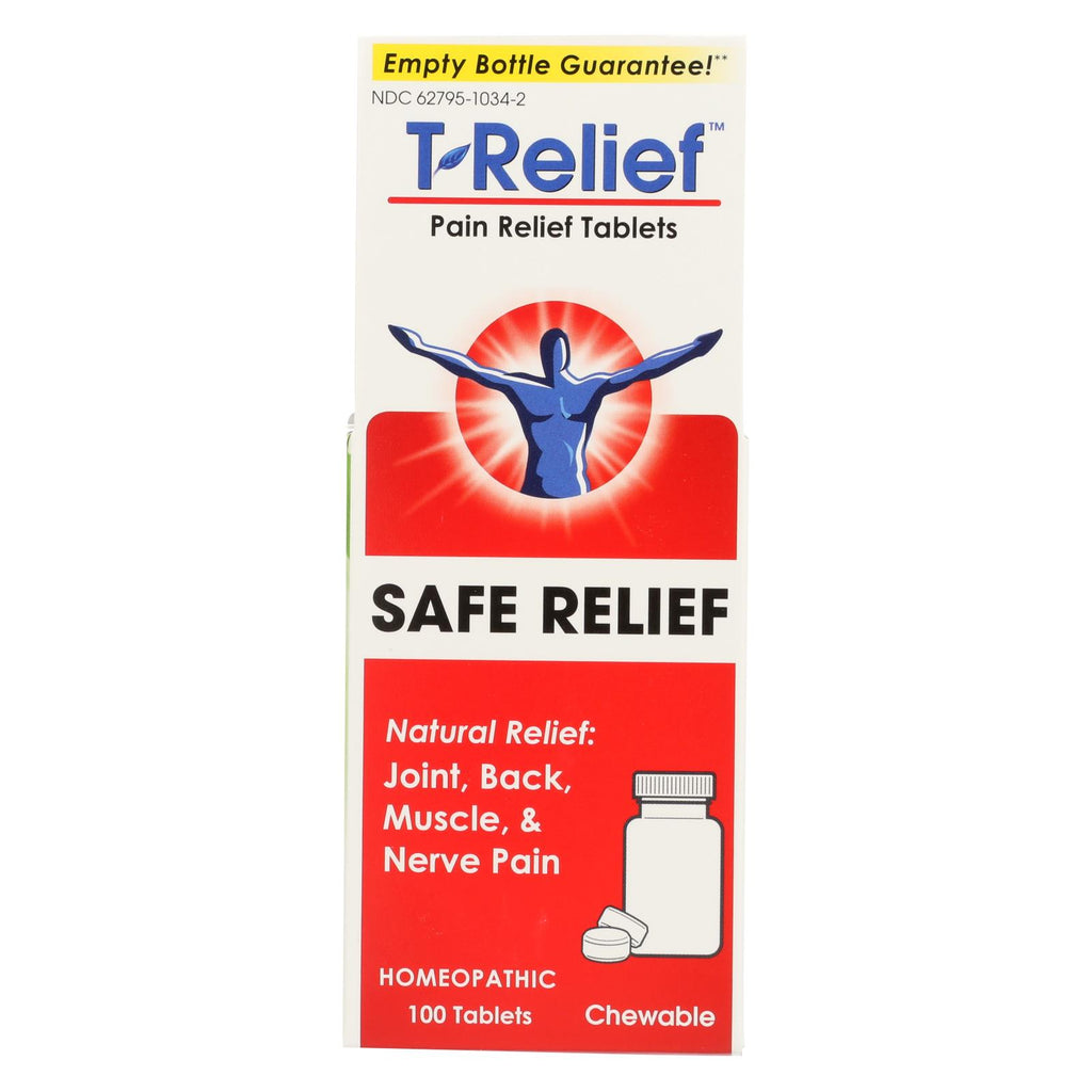 T-Relief Pain Relief Tablets (Pack of 100) with Arnica Plus 12 Natural Ingredients - Cozy Farm 