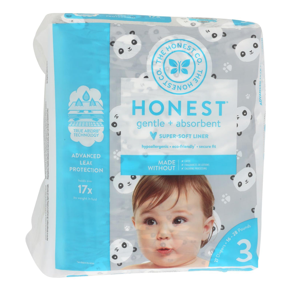 Honest Company Diapers Size 3 (Pack of 27) - Pandas - Cozy Farm 