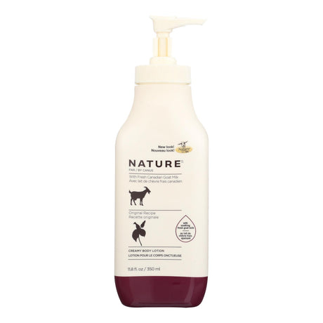 Nature By Canus 11.8 Oz Goats Milk Lotion - Original Formula - Cozy Farm 