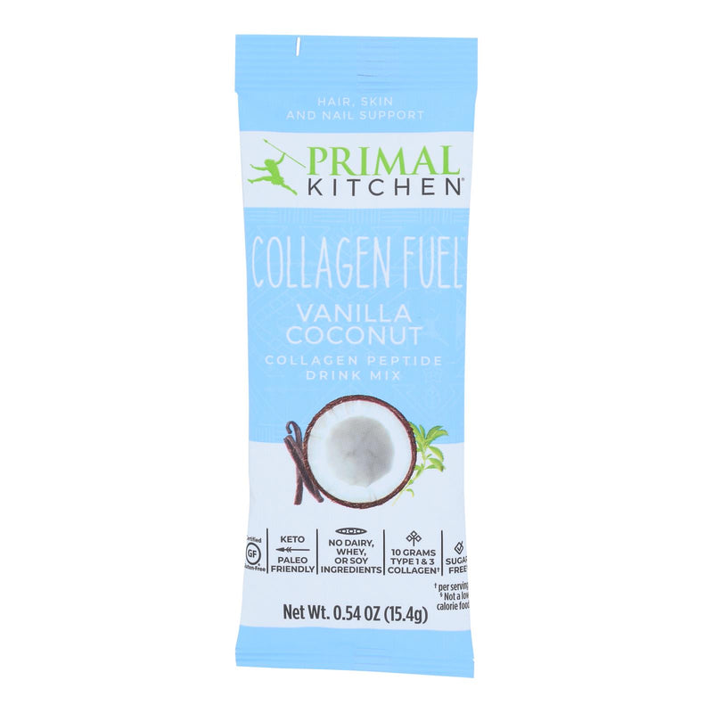 Primal Kitchen Vanilla Coconut Collagen Peptide Drink Mix (Pack of 12 - 0.54 oz) - Cozy Farm 