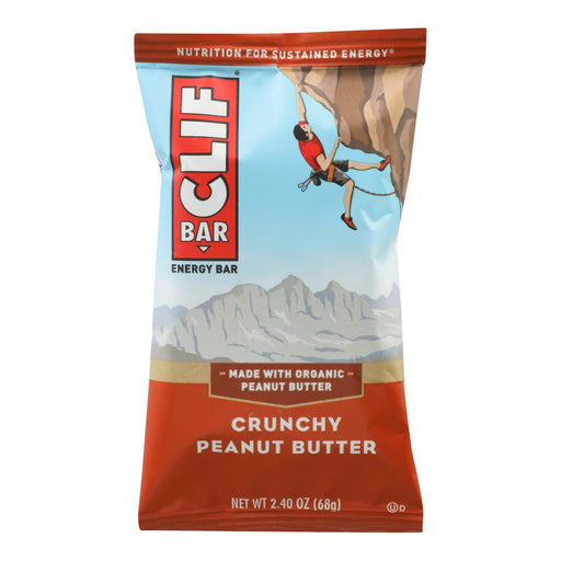 Clif Bar Organic Crunch Peanut Butter, 2.4 Oz Bars (Case of 12) - Cozy Farm 