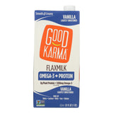 Good Karma Flax Milk Protein Vanilla Lightly Sweetened 6-Pack, 32 fl. oz. - Cozy Farm 