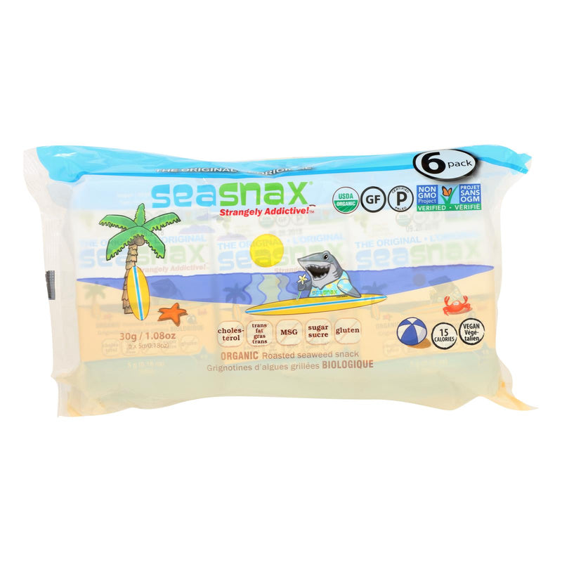 Seasnax Organic Seaweed Snack - Original (12 x 1.08 Oz.) - Cozy Farm 