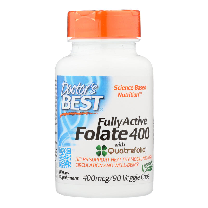 Doctor's Best Folate Fully Active Quadra (Pack of 90 Vcaps) - Cozy Farm 