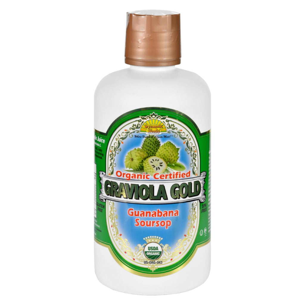 Organic Certified Dynamic Health Juice (Pack of 32 Oz.) - Graviola Gold - Cozy Farm 