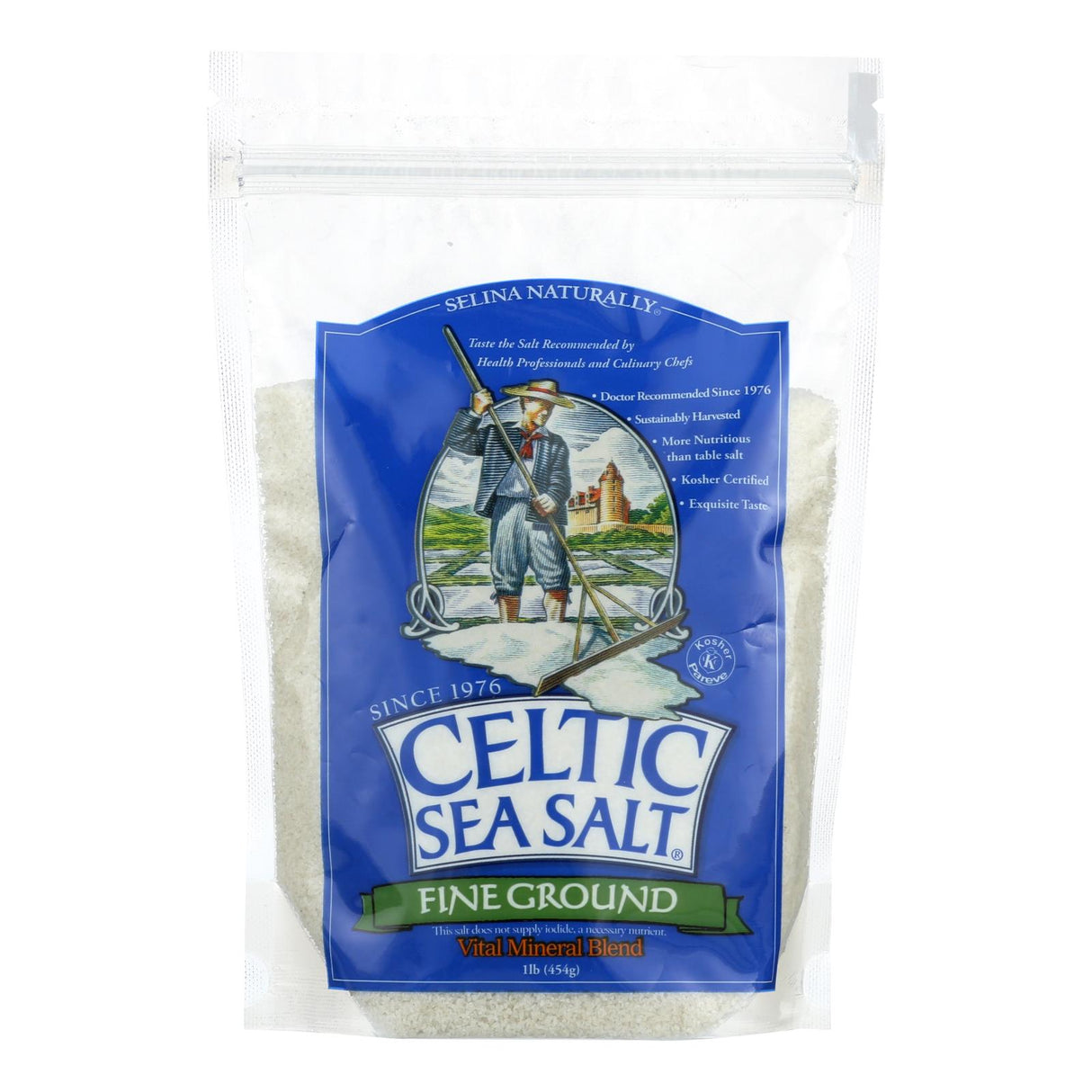 Celtic Sea Salt: Premium, Fine Ground (6 lbs.) - Cozy Farm 