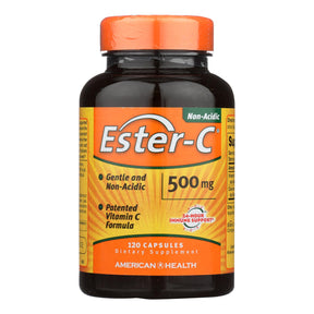 American Health Ester-C 120, 500mg Capsules - Cozy Farm 